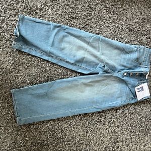 Skinnygirl jeans brand new w/ tag size 28/6 high rise button front cropped jeans